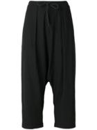 Lost & Found Rooms Cropped Drawstring Trousers - Black