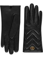 Gucci Gg Marmont Gloves - Black