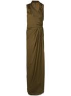 Rick Owens Halterneck Evening Dress - Green