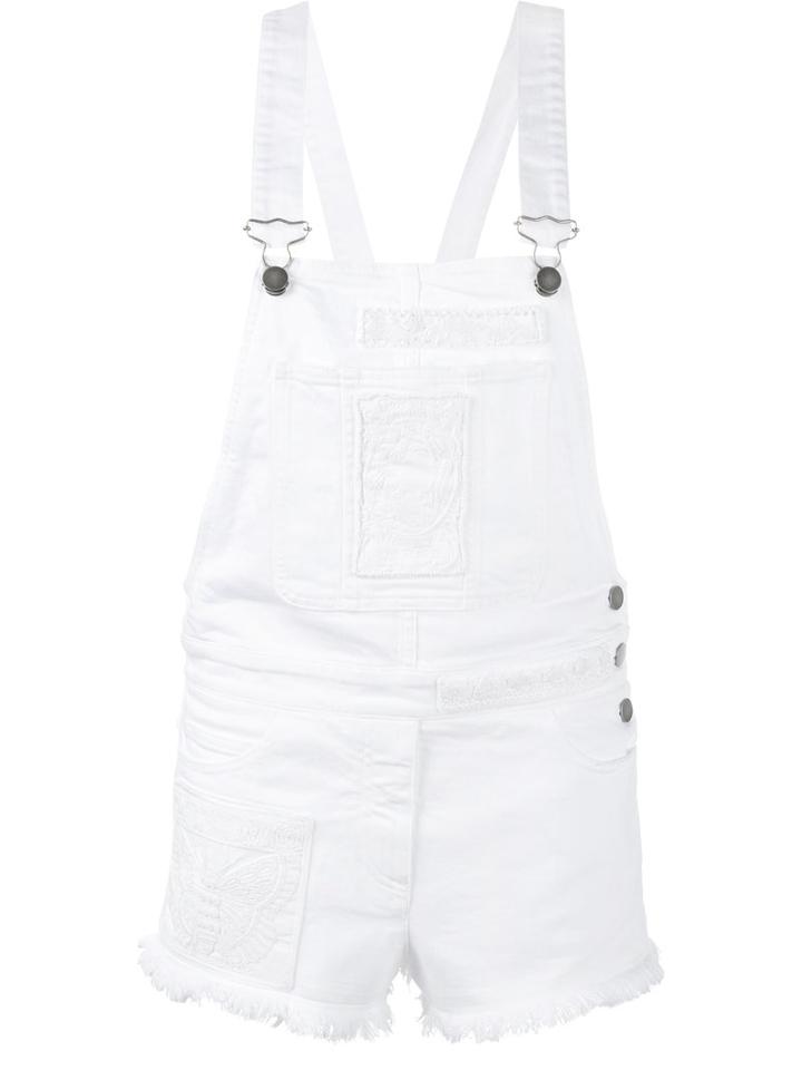 Valentino Denim Dungarees, Women's, Size: 27, White, Cotton/spandex/elastane