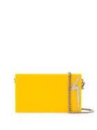 Giuseppe Zanotti G-logo Clutch Bag - Yellow