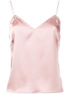 Cityshop V-neck Slip Top, Women's, Pink/purple, Triacetate/polyester