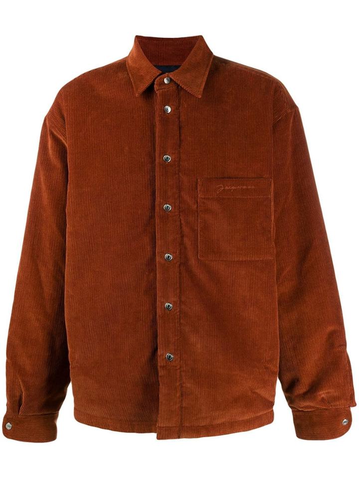 Jacquemus La Chemise Boulanger Corduroy Shirt - Brown