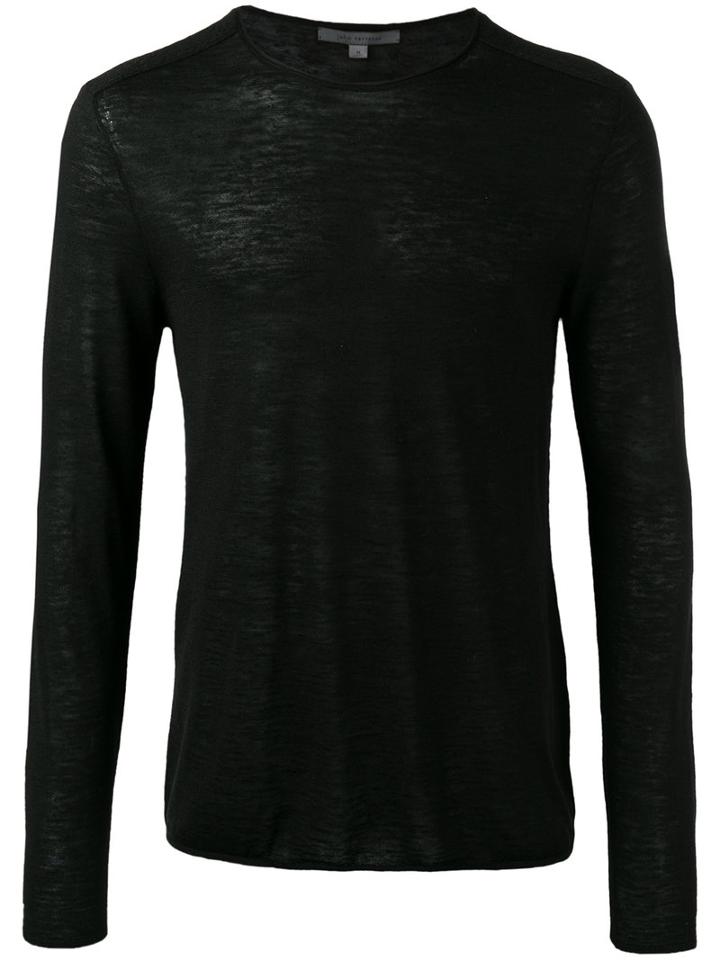 John Varvatos Classic Top, Men's, Size: Xxl, Black, Silk/linen/flax