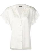 Magda Butrym Lace Trim Shirt - Neutrals