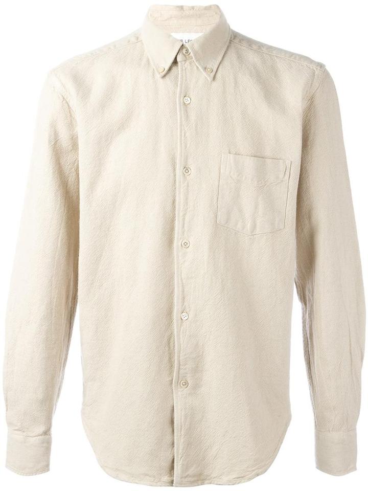 Our Legacy Chest Pocket Shirt, Men's, Size: Large, Nude/neutrals, Linen/flax/cotton