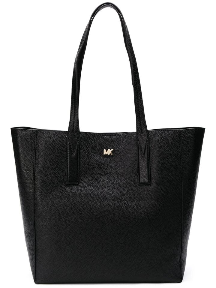 Michael Michael Kors Leather Tote Bag - Black