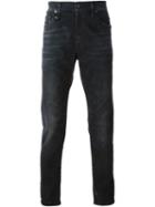 R13 Slim Fit Jeans, Men's, Size: 31, Black, Cotton/spandex/elastane