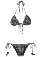 Adriana Degreas Printed Bikini Top - Black