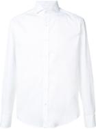 Michael Bastian Pointed Collar Shirt, Men's, Size: 40, White, Cotton/polyamide/spandex/elastane