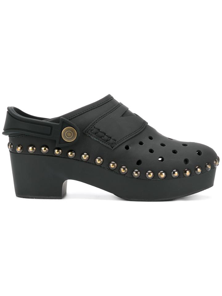 Maison Margiela Perforated Clog-style Mules - Black