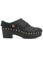 Maison Margiela Perforated Clog-style Mules - Black
