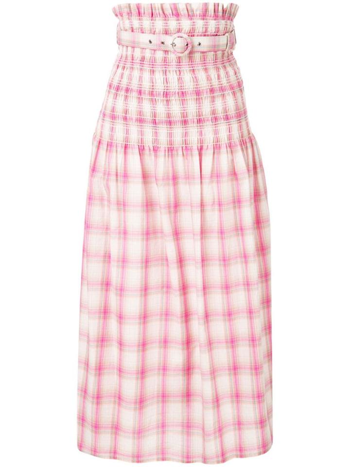 Nicholas Smocked Skirt - Pink