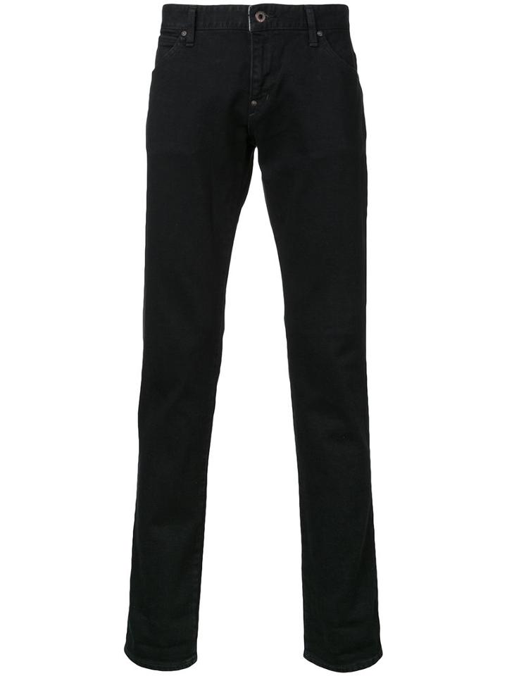 Factotum Straight Leg Jeans, Men's, Size: 32, Black, Cotton/polyurethane