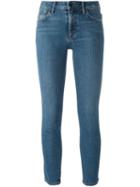 Helmut Lang Cropped Skinny Jeans, Women's, Size: 29, Blue, Cotton/polyester/spandex/elastane