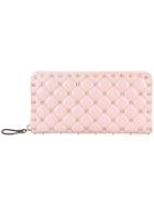 Valentino Valentino Garavani Soul Rockstud Wallet - Pink & Purple