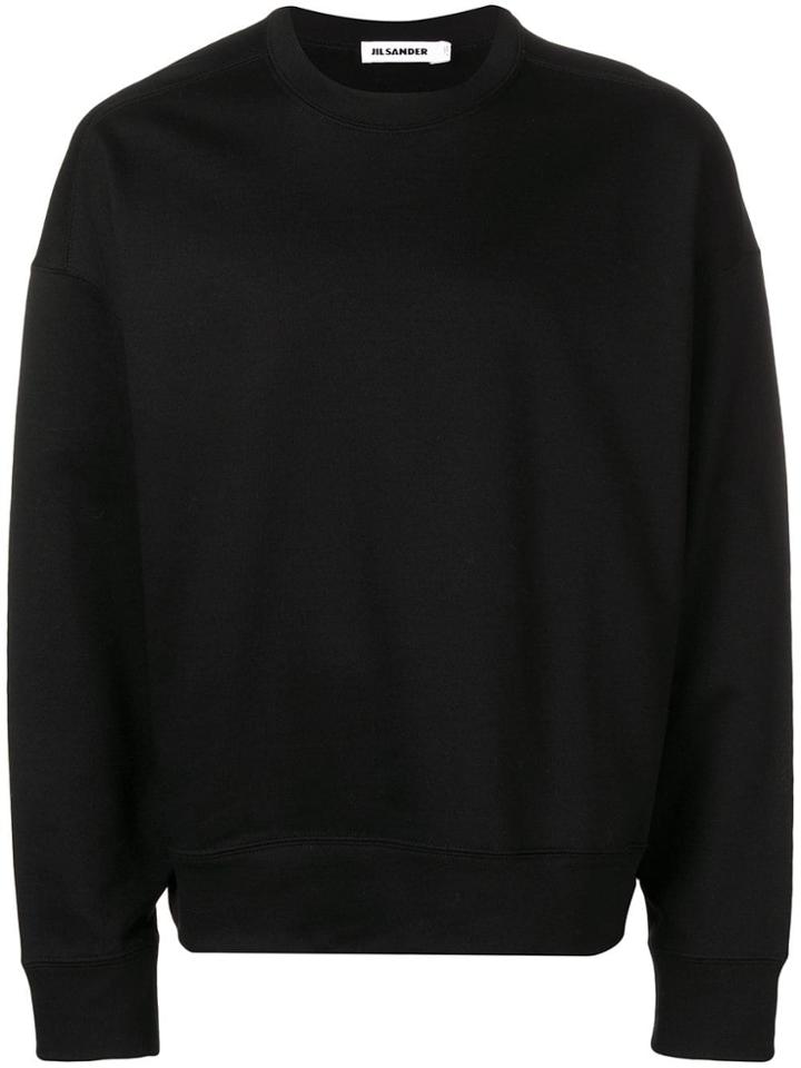 Jil Sander Crew Neck Sweatshirt - Black