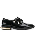 Coliac Pearl Detail Loafers - Black