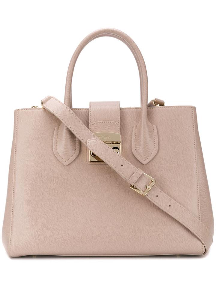 Furla Metropolis Tote Bag - Neutrals