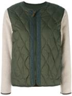Bellerose Reversible Padded Bomber Jacket, Women's, Size: 2, Green, Polyamide/feather Down