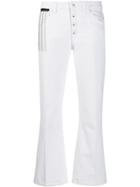 Each X Other Flared Cropped Jeans - White