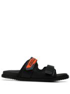 Dsquared2 Techno Logo Slides - Black
