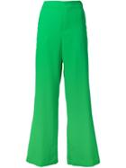P.a.r.o.s.h. High Rise Wide Leg Trousers - Green