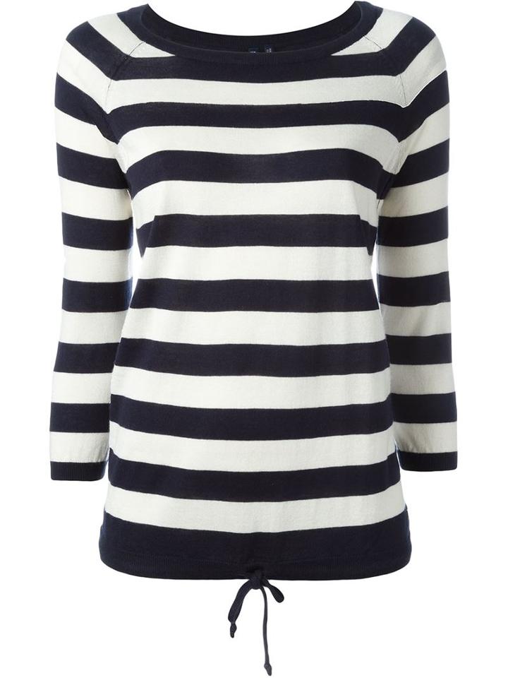 Woolrich Striped Boat Neck Jumper