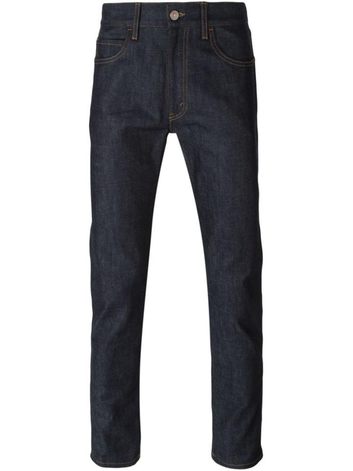 Gucci Straight Leg Jeans, Men's, Size: 34, Blue, Cotton/spandex/elastane