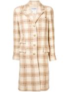 Chanel Pre-owned Long Sleeve Coat Jacket - Neutrals