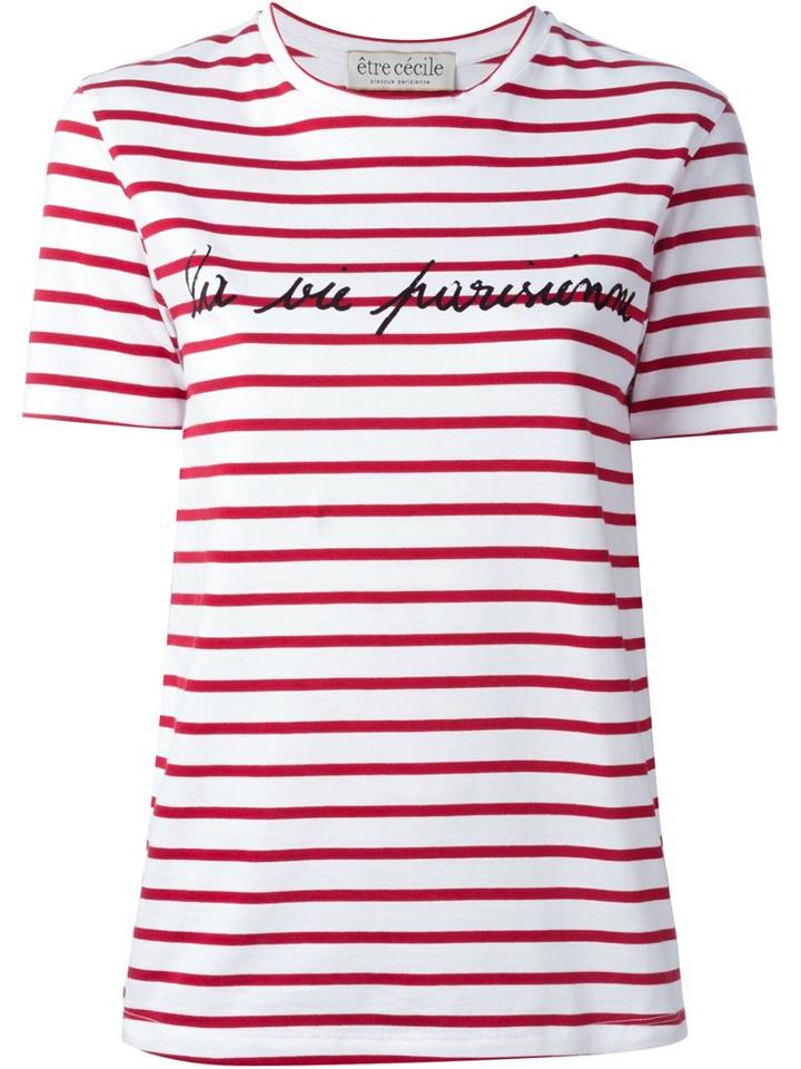 Être Cécile Striped T-shirt