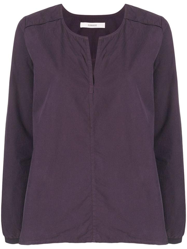 Humanoid Loose Fit Blouse - Pink & Purple