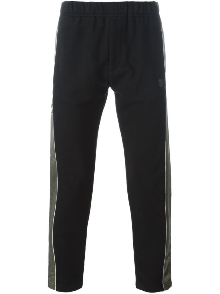 Alexander Mcqueen Satin Skull Stripe Track Pants