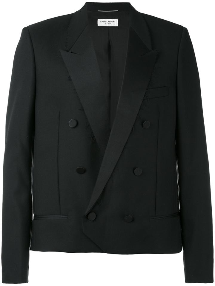 Saint Laurent Double Breasted Jacket - Black