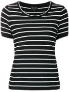 Giorgio Armani Striped T-shirt - Black