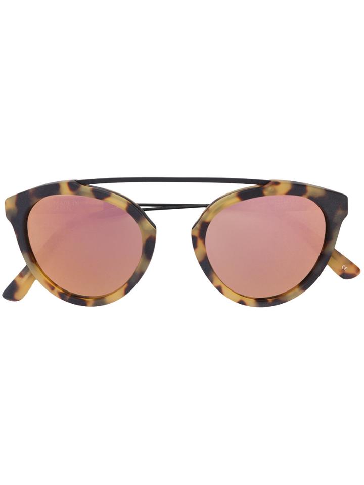 Westward Leaning Flower 13 Tortoiseshell Sunglasses - Pink & Purple