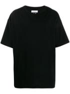 Facetasm Oversized Striped T-shirt - Black