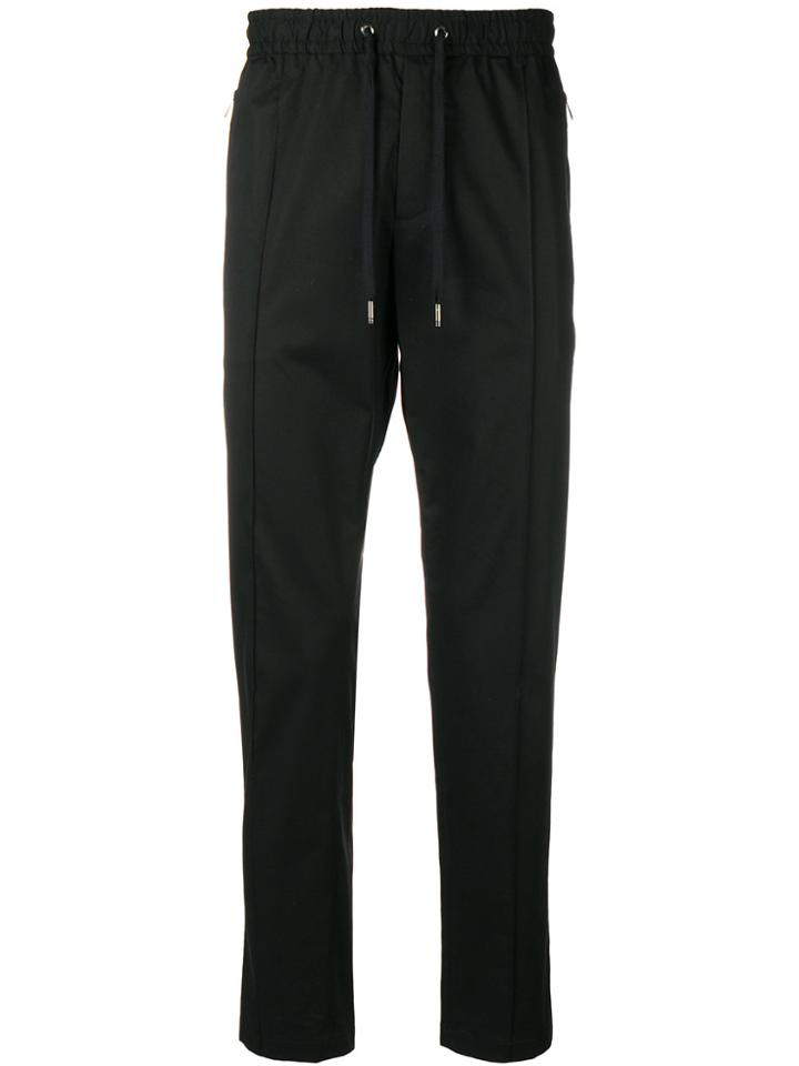 Dolce & Gabbana Drawstring Waist Trousers - Black