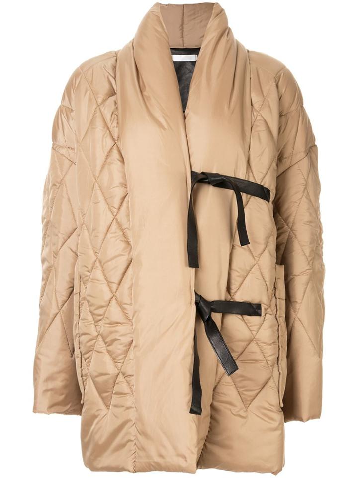 Litkovskaya Pappa Oversized Padded Coat - Brown