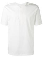 Lemaire - Henley T-shirt - Men - Cotton - M, White, Cotton