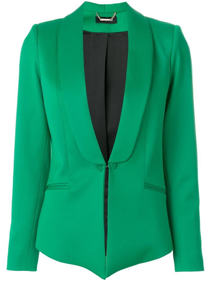 Styland Cropped Fitted Trousers - Green