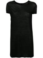 Rick Owens - Long Length T-shirt - Women - Cotton - 42, Black, Cotton