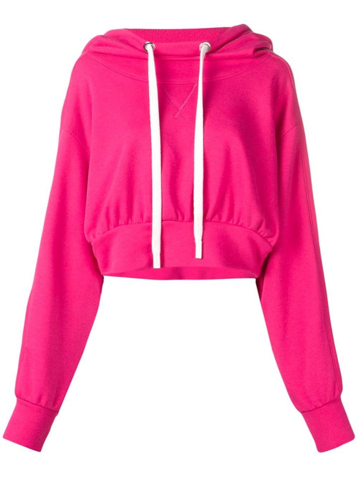 No Ka' Oi Sport Cropped Hoodie - Pink