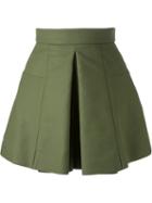 Alexander Mcqueen Box Pleat Shorts