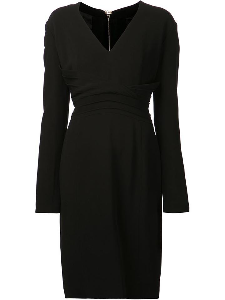 Elie Saab Pleated Waist Dress