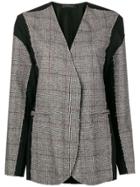 Federica Tosi Open Front Blazer - Black