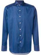 Canali Classic Denim Shirt - Blue