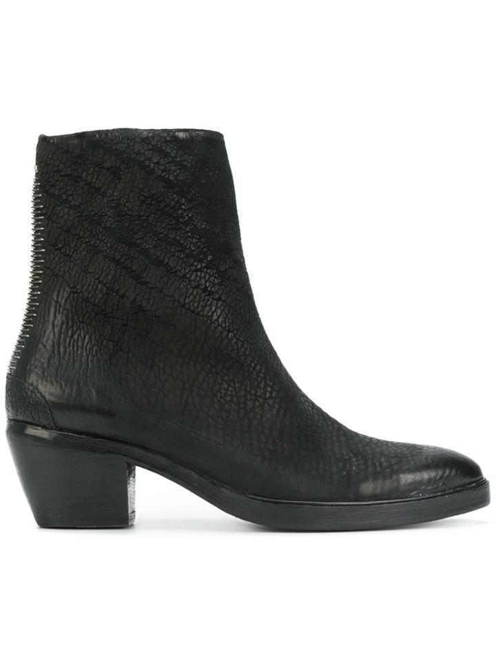 Isaac Sellam Experience Ritva Reversed Ankle Boots - Black