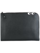 Anya Hindmarch 'eyes' Zipped Clutch - Black