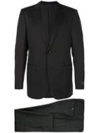 Ermenegildo Zegna Fitted Formal Suit - Black